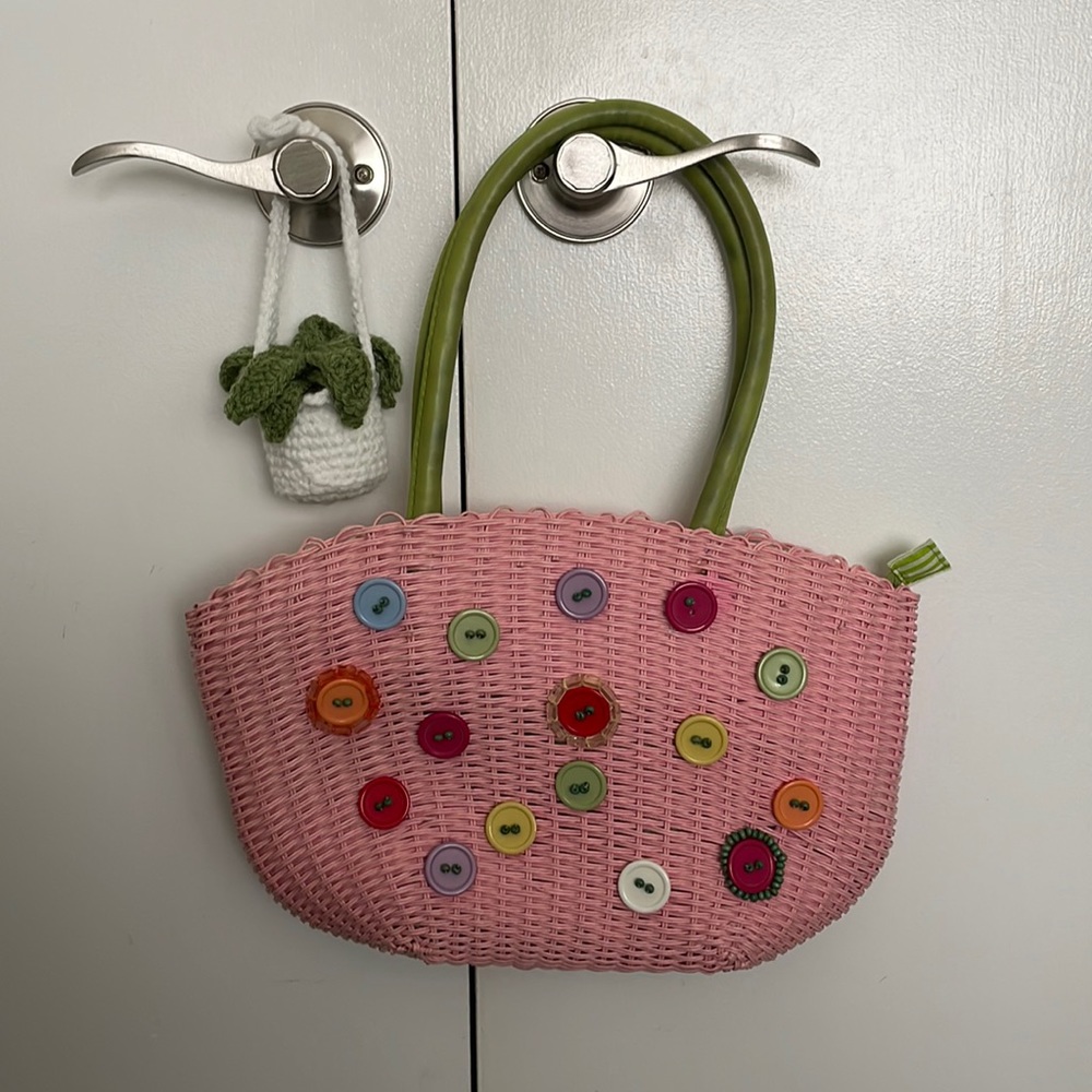 Designed straw bag